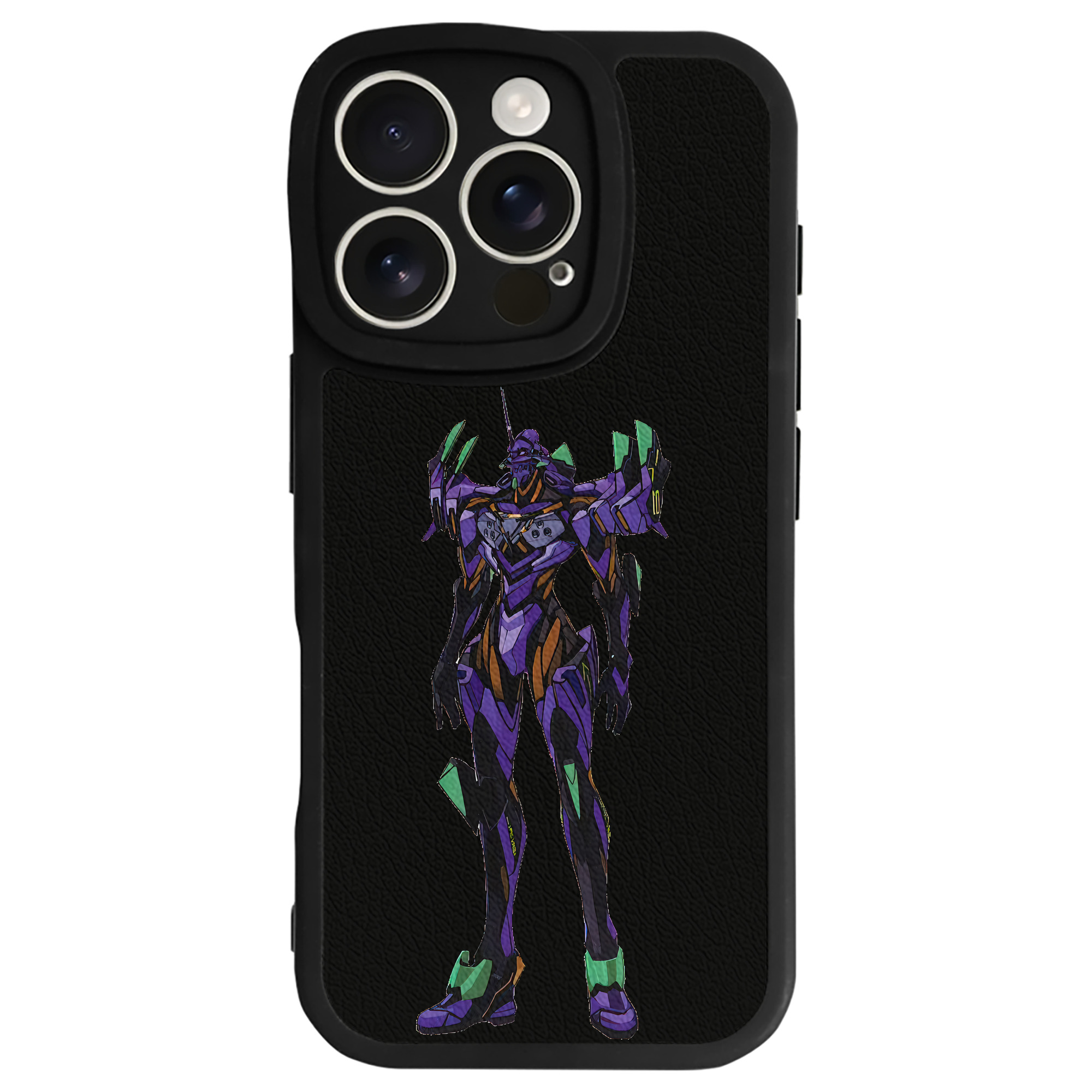 （画像用） EVA 新世紀エヴァンゲリオン 【iPhone 16シリーズ対応】シリコンスマホケース（レザー調） 材質：シリコン